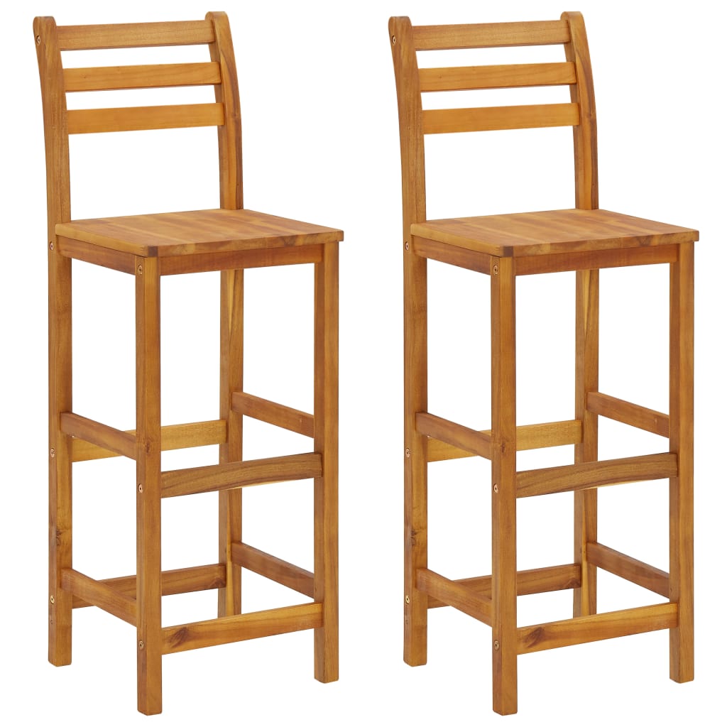 vidaXL 3-tlg. Gartenbar-Set Massivholz Akazie