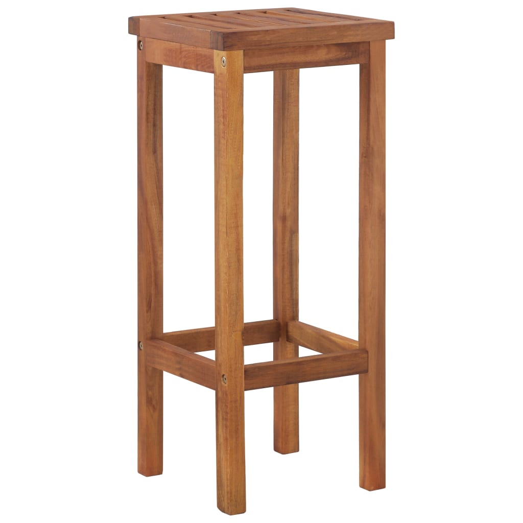 vidaXL 7-tlg. Gartenbar-Set Massivholz Akazie