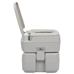 vidaXL Tragbare Campingtoilette mit Waschbecken