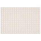 vidaXL Gewichtsdecke Hellcreme 122x183 cm 5 kg Stoff