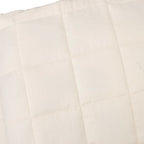 vidaXL Gewichtsdecke Hellcreme 122x183 cm 5 kg Stoff