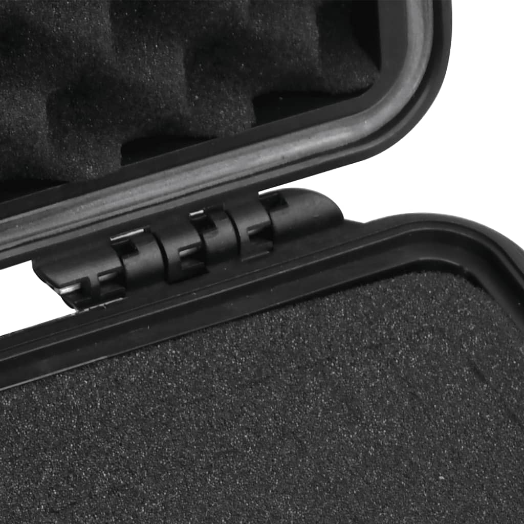 vidaXL Flugkoffer Tragbar Schwarz 30x22x10 cm PP