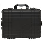 vidaXL Flugkoffer mit Rollen Schwarz 58x45x27 cm PP