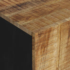 vidaXL TV-Schrank 105x33,5x46 cm Massivholz Mango & Holzwerkstoff