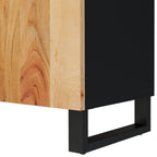 vidaXL TV-Schrank 105x33,5x46 cm Massivholz Akazie & Holzwerkstoff