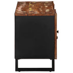 vidaXL TV-Schrank 105x33,5x46 cm Altholz Massiv & Holzwerkstoff