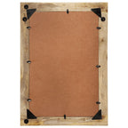 vidaXL Spiegel 70x50 cm Massivholz Mango und Glas