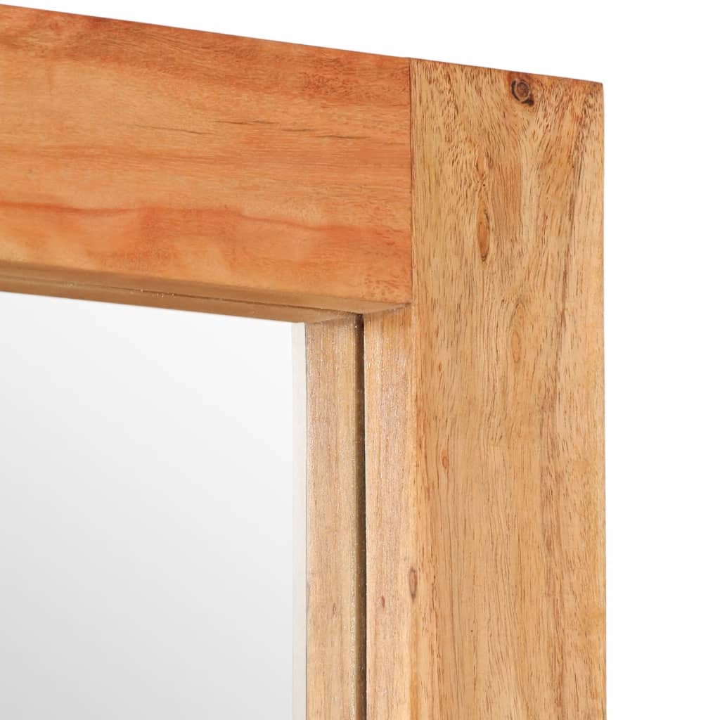 vidaXL Spiegel 70x50 cm Massivholz Akazie und Glas