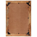 vidaXL Spiegel 70x50 cm Altholz Massiv und Glas