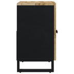 vidaXL Waschbeckenunterschrank Massivholz Mango und Holzwerkstoff