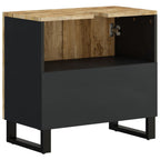 vidaXL Waschbeckenunterschrank Massivholz Mango und Holzwerkstoff