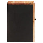 vidaXL Bad-Wandschrank 38x33x48 cm Massivholz Akazie