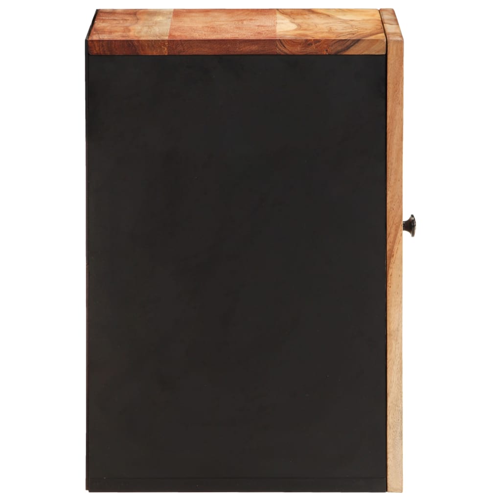 vidaXL Bad-Wandschrank 38x33x48 cm Massivholz Akazie