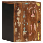 vidaXL Bad-Wandschrank 38x33x48 cm Altholz Massiv