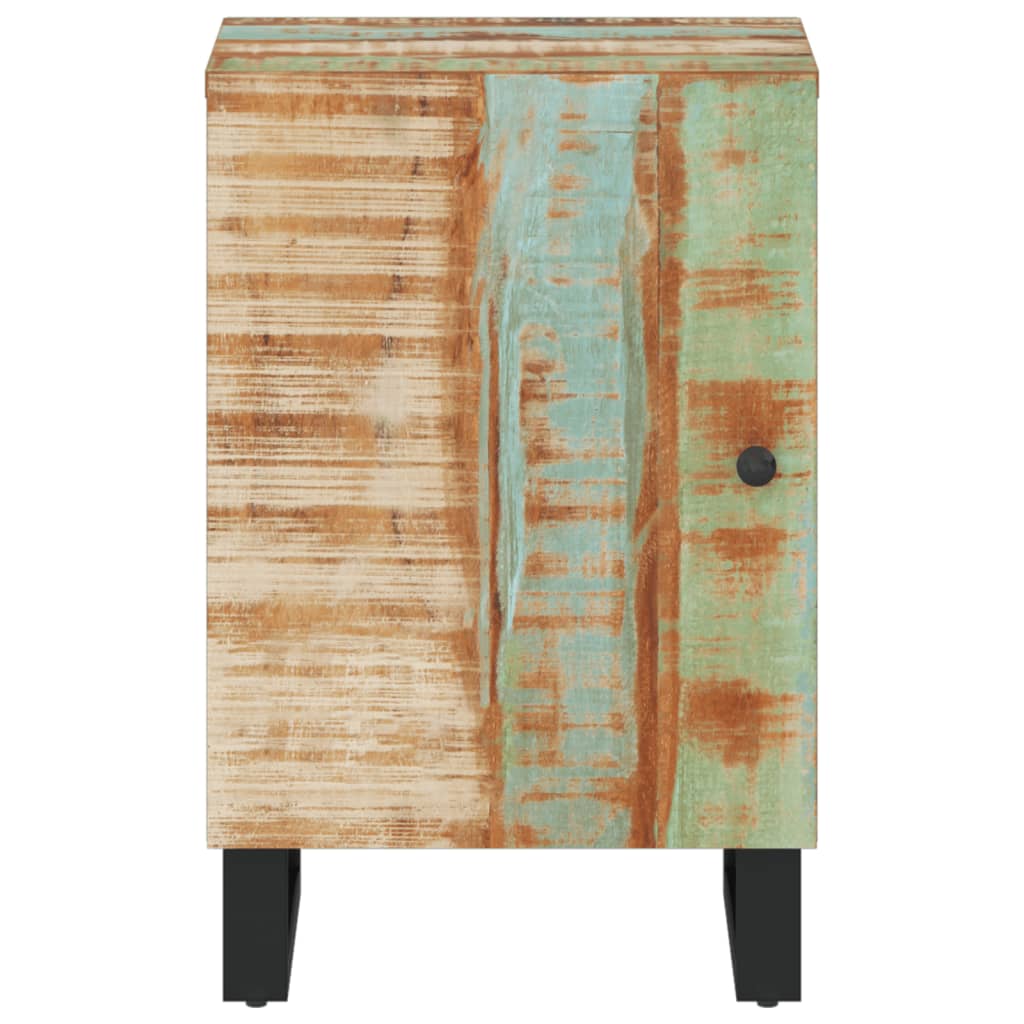 vidaXL Badschrank 38x33x58 cm Altholz Massiv