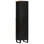 vidaXL Badschrank 38x33x160 cm Massivholz Akazie