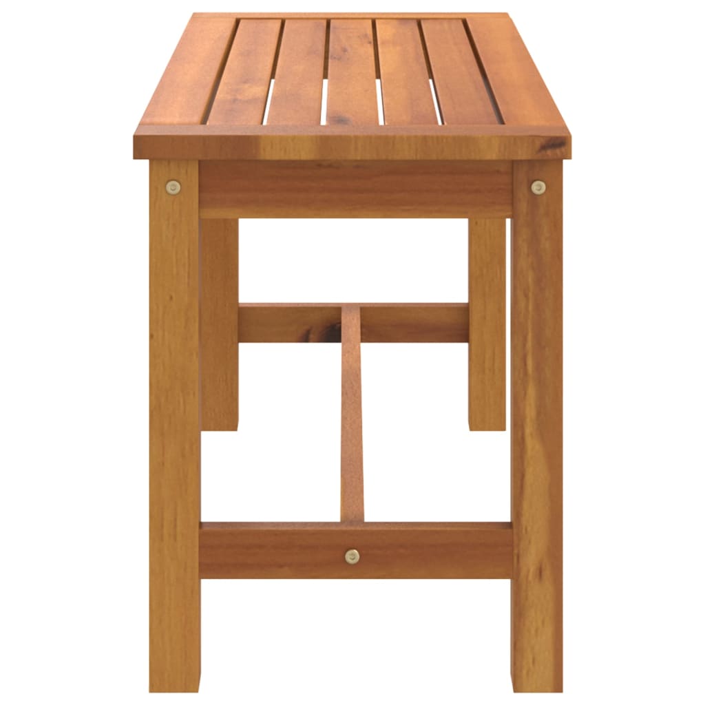vidaXL Gartenbank 80x35x45 cm Massivholz Akazie