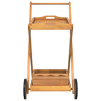 vidaXL Teewagen 54x87x90 cm Massivholz Akazie