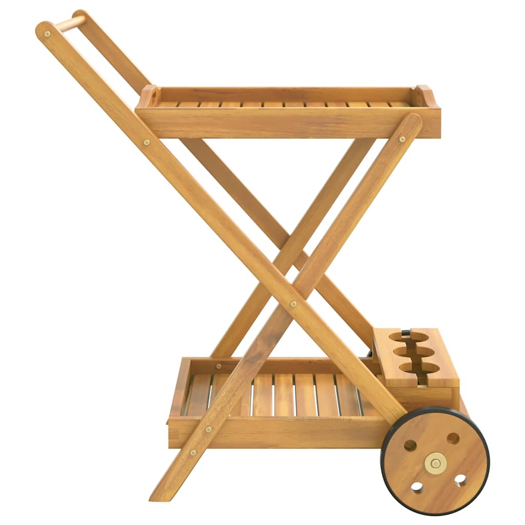vidaXL Teewagen 54x87x90 cm Massivholz Akazie