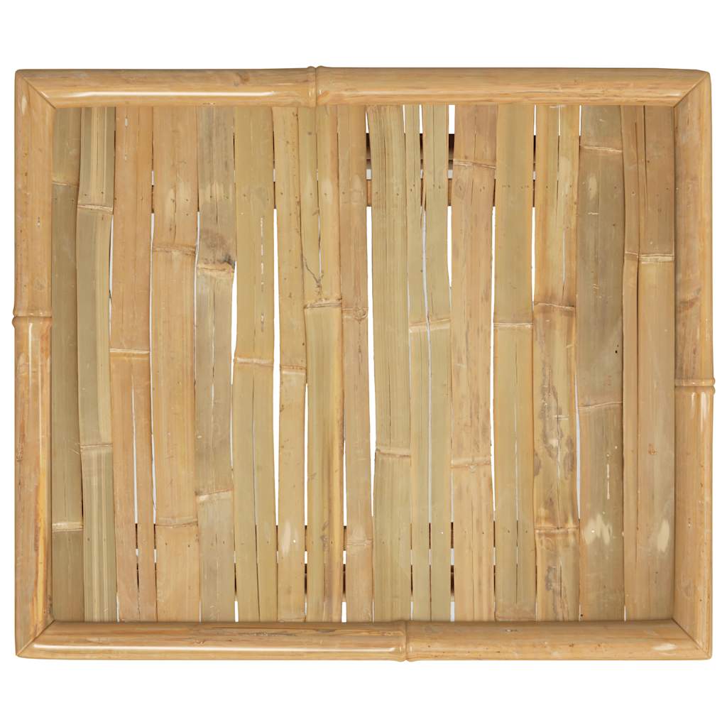 vidaXL Gartentisch 65x55x30 cm Bambus