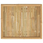 vidaXL Gartentisch 65x55x30 cm Bambus