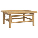 vidaXL 3-tlg. Garten-Lounge-Set mit Grünen Kissen Bambus