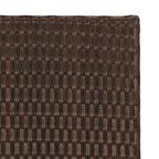 vidaXL Klapptisch Braun 45x35x32 cm Poly Rattan