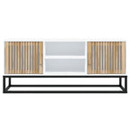 vidaXL TV-Schrank Weiß 105x30x45 cm Holzwerkstoff und Eisen