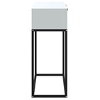 vidaXL Konsolentisch Weiß 80x30x75 cm Holzwerkstoff und Eisen