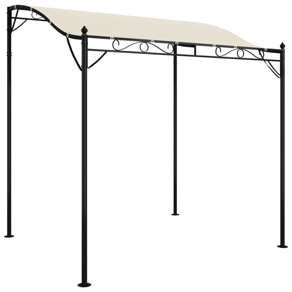 vidaXL Markise Creme 2x2,3 m 180 g/m² Stoff und Stahl