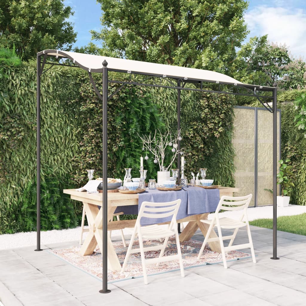 vidaXL Markise Creme 2x2,3 m 180 g/m² Stoff und Stahl