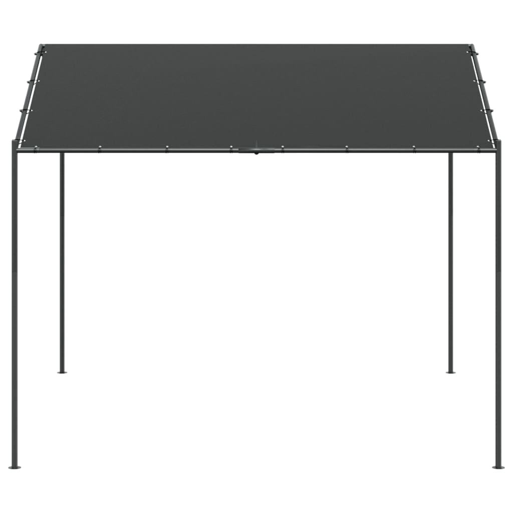 vidaXL Gartenpavillon Anthrazit 3x3 m Stahl und Stoff