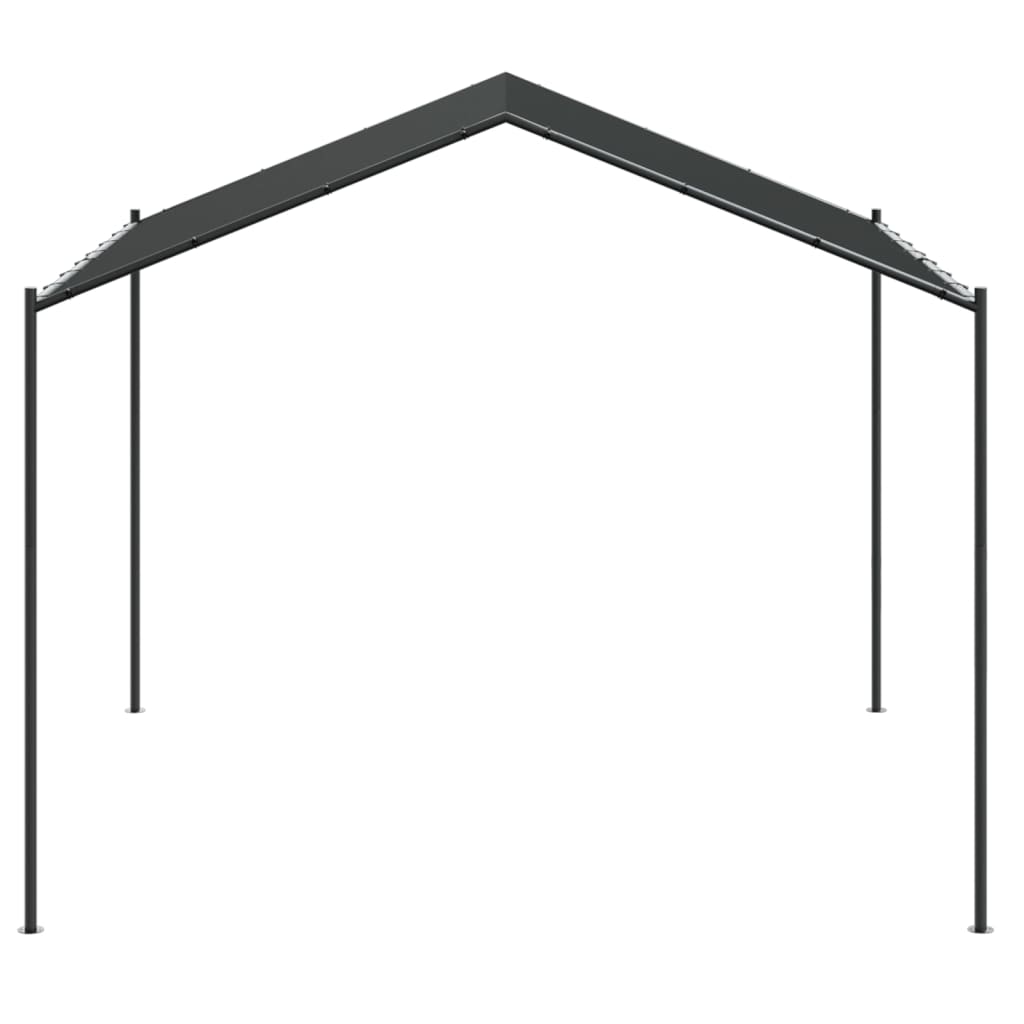 vidaXL Gartenpavillon Anthrazit 3x3 m Stahl und Stoff