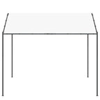 vidaXL Pavillon 4 x 4 x 2,6 m Weiß Stahl und Polyester 180 gsm