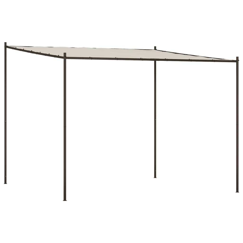 vidaXL Pavillon Weiß 3x3 m 180 g/m² Stoff und Stahl