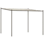 vidaXL Pavillon Weiß 3x3 m 180 g/m² Stoff und Stahl