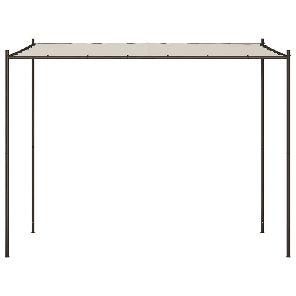 vidaXL Pavillon Weiß 3x3 m 180 g/m² Stoff und Stahl