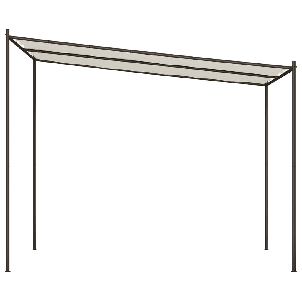 vidaXL Pavillon Weiß 3x3 m 180 g/m² Stoff und Stahl