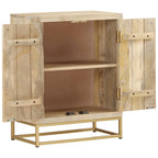 vidaXL Sideboard mit 2 Türen 55x30x70 cm Massivholz Mango