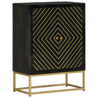 vidaXL Sideboard mit 2 Türen 55x30x70 cm Massivholz Mango
