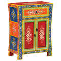 vidaXL Sideboard Handbemalt 54x30x74 cm Massivholz Mango