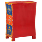 vidaXL Sideboard Handbemalt 54x30x74 cm Massivholz Mango