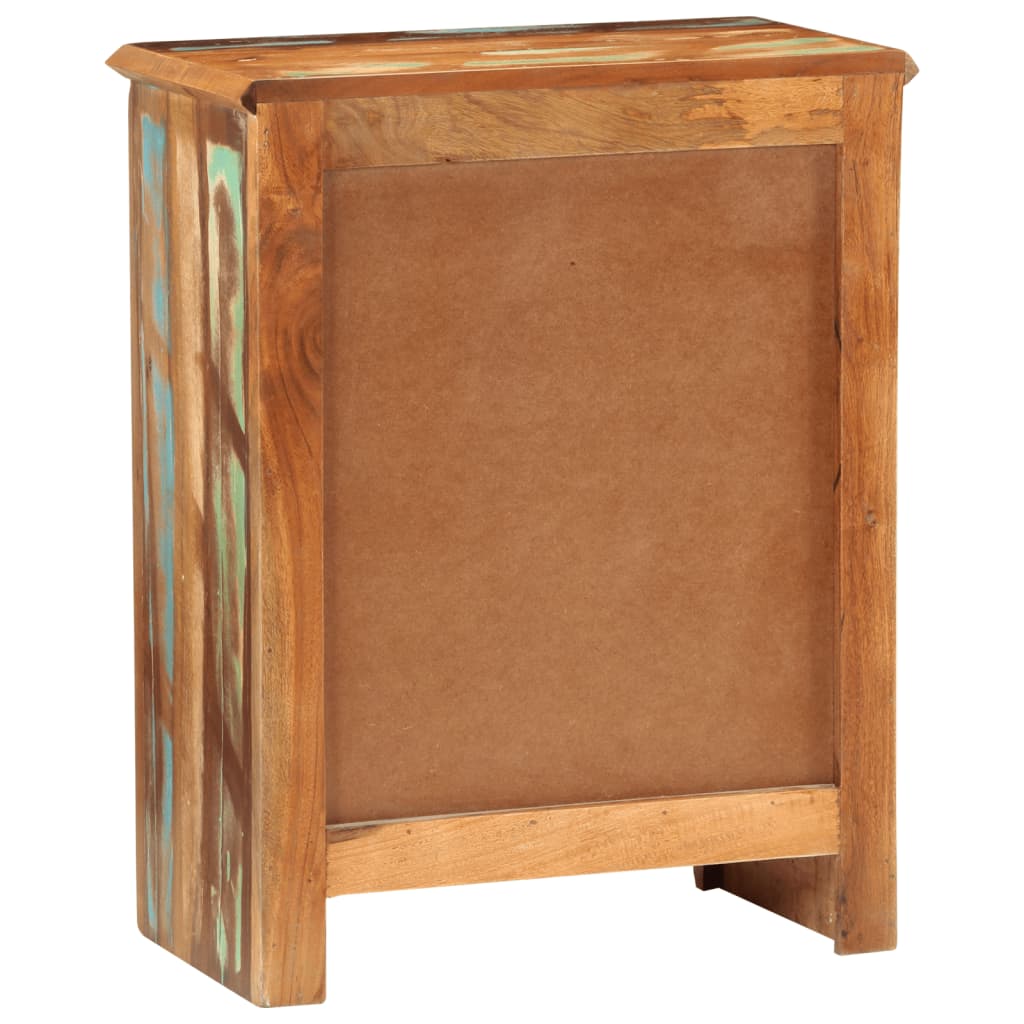 vidaXL Sideboard mit 2 Türen 55x30x70 cm Altholz Massiv