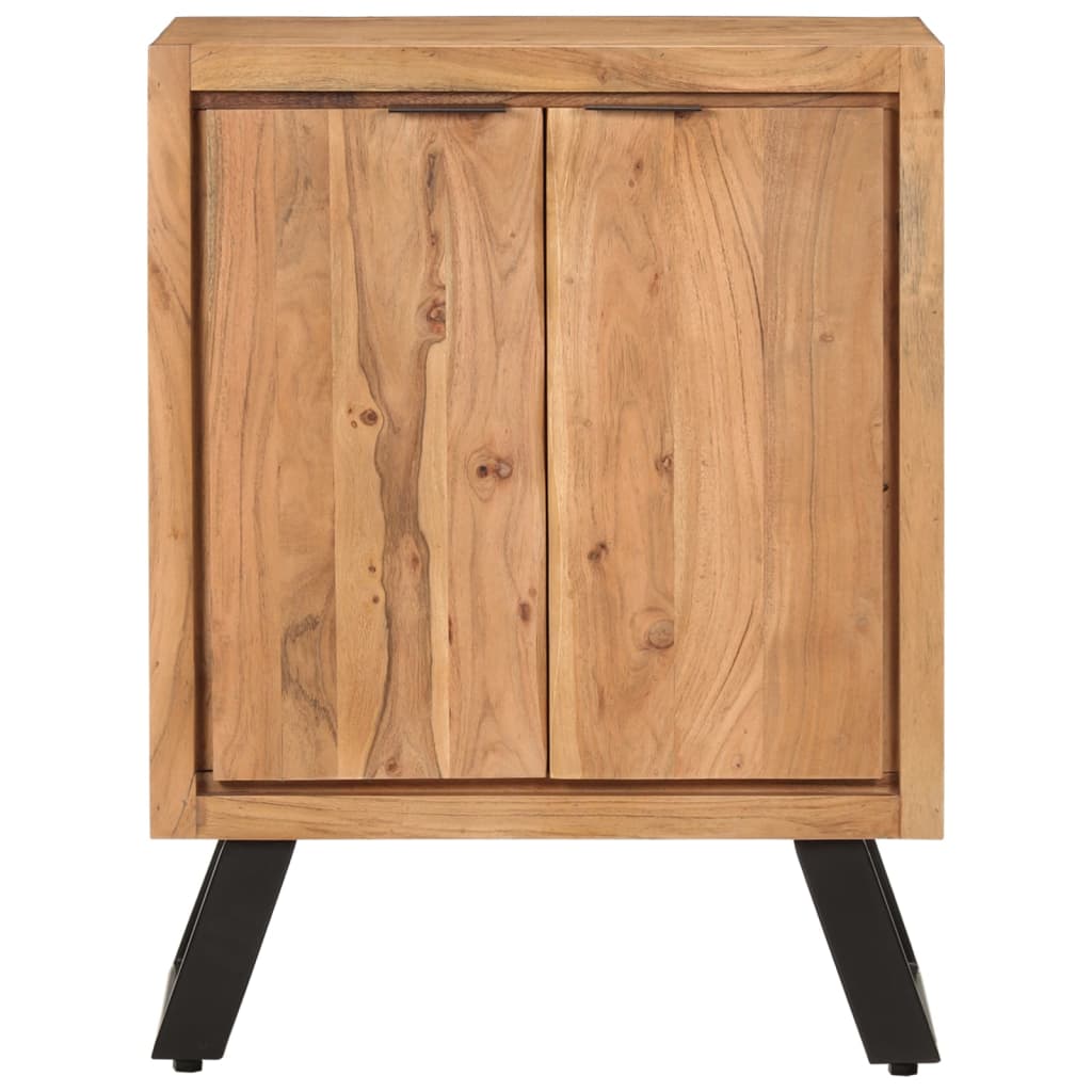 vidaXL Sideboard mit 2 Türen 55x36x72 cm Massivholz Akazie
