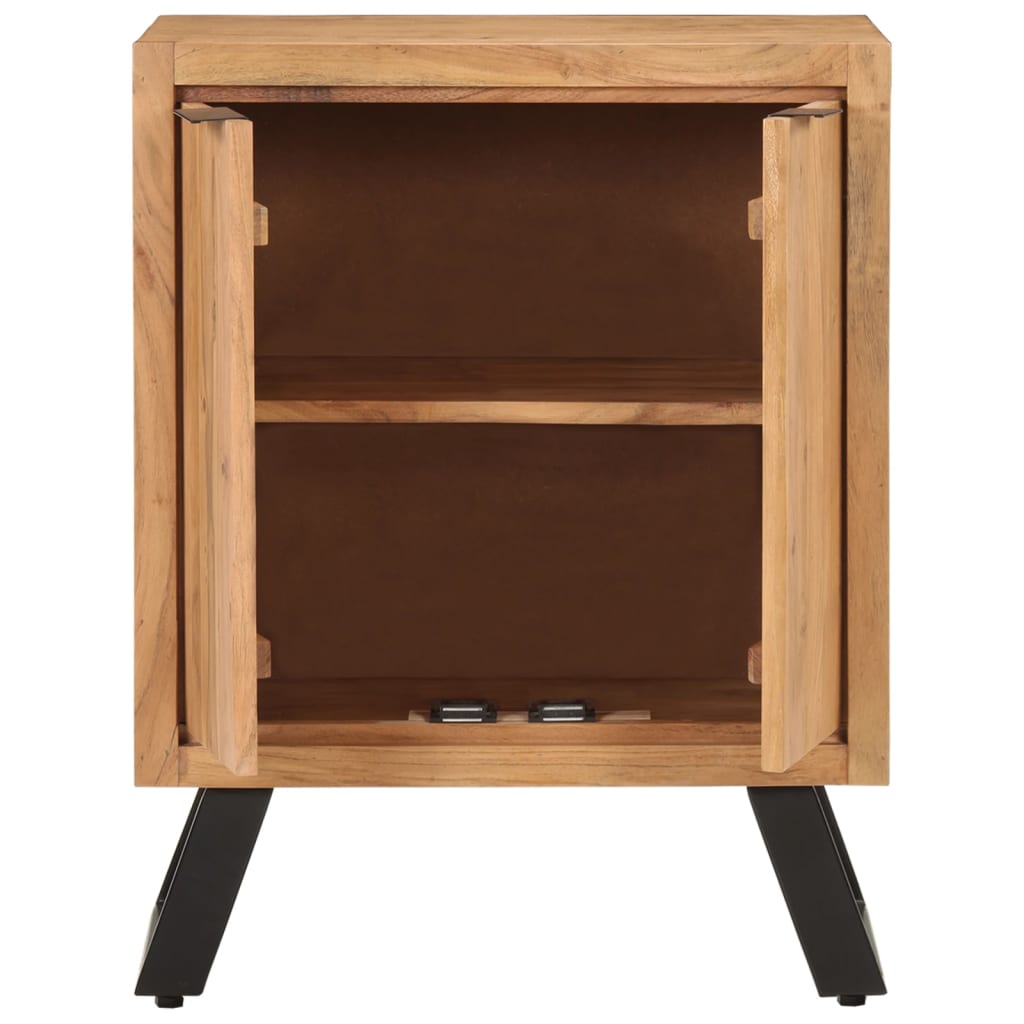 vidaXL Sideboard mit 2 Türen 55x36x72 cm Massivholz Akazie