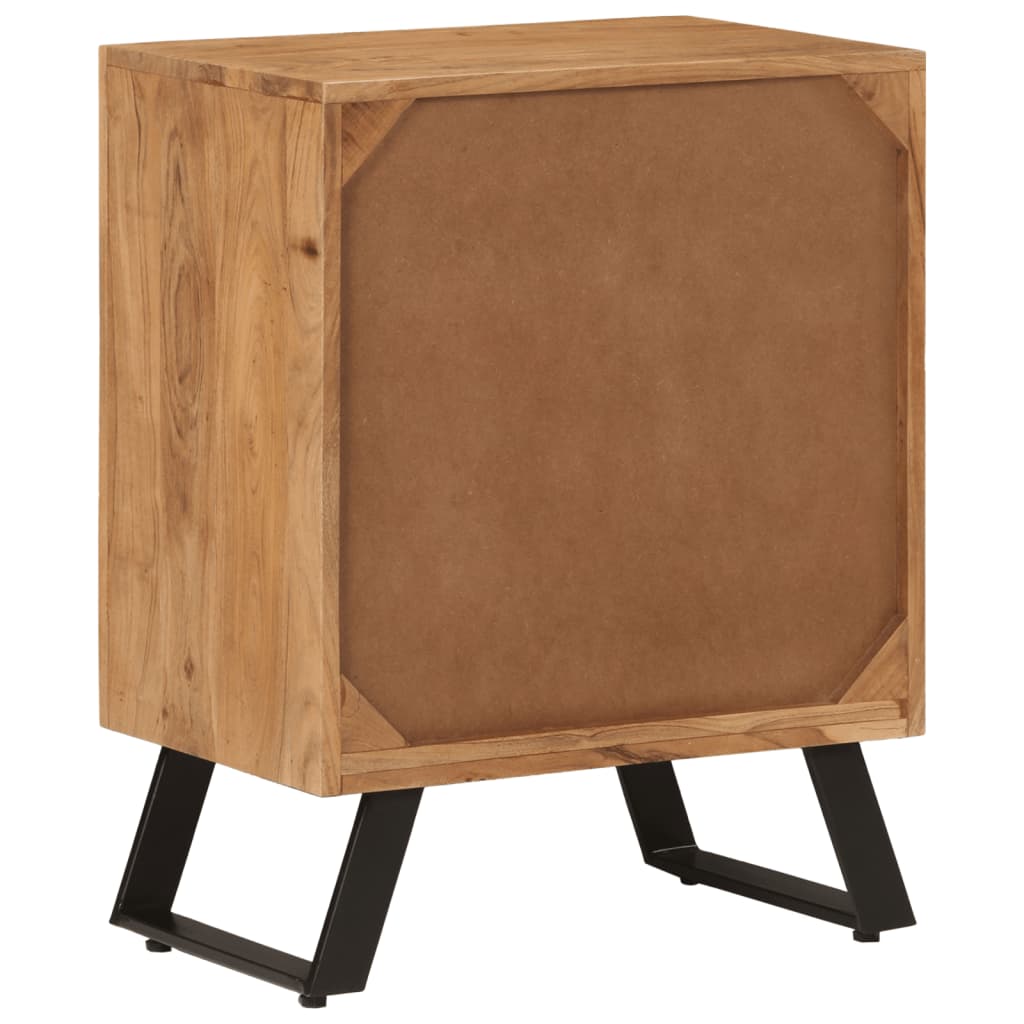 vidaXL Sideboard mit 2 Türen 55x36x72 cm Massivholz Akazie