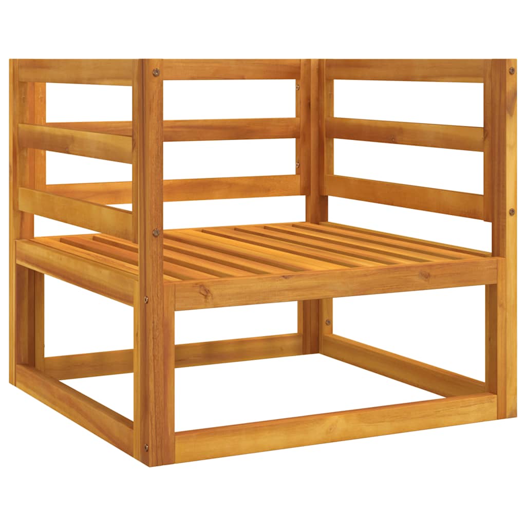 vidaXL Gartensessel mit Kissen Taupe Massivholz Akazie