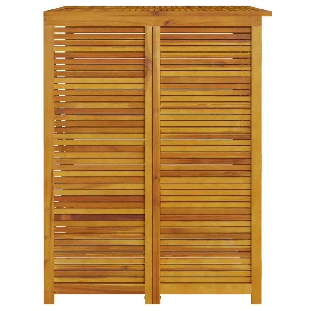 vidaXL Mülltonnenbox für 1 Tonne 70x89x117 cm Massivholz Akazie