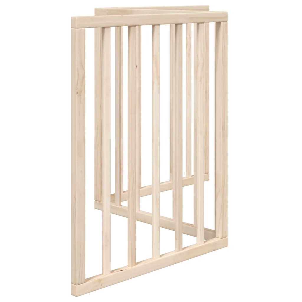 vidaXL Hundegitter Faltbar 3 Paneele 150 cm Pappelholz