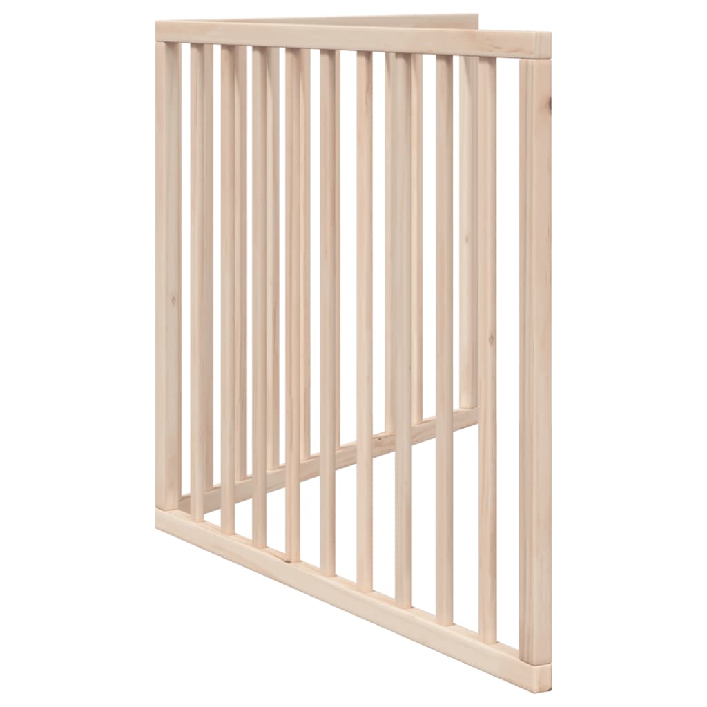 vidaXL Hundegitter Faltbar 2 Paneele 160 cm Pappelholz